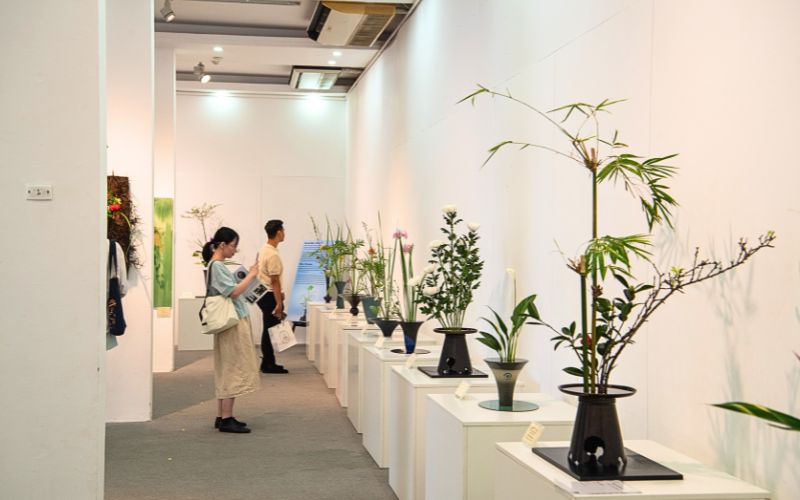 Triển lãm Ikebana “Sơ Tâm”: Nơi gặp gỡ của nét đẹp văn hóa Nhật Bản – Việt Nam
